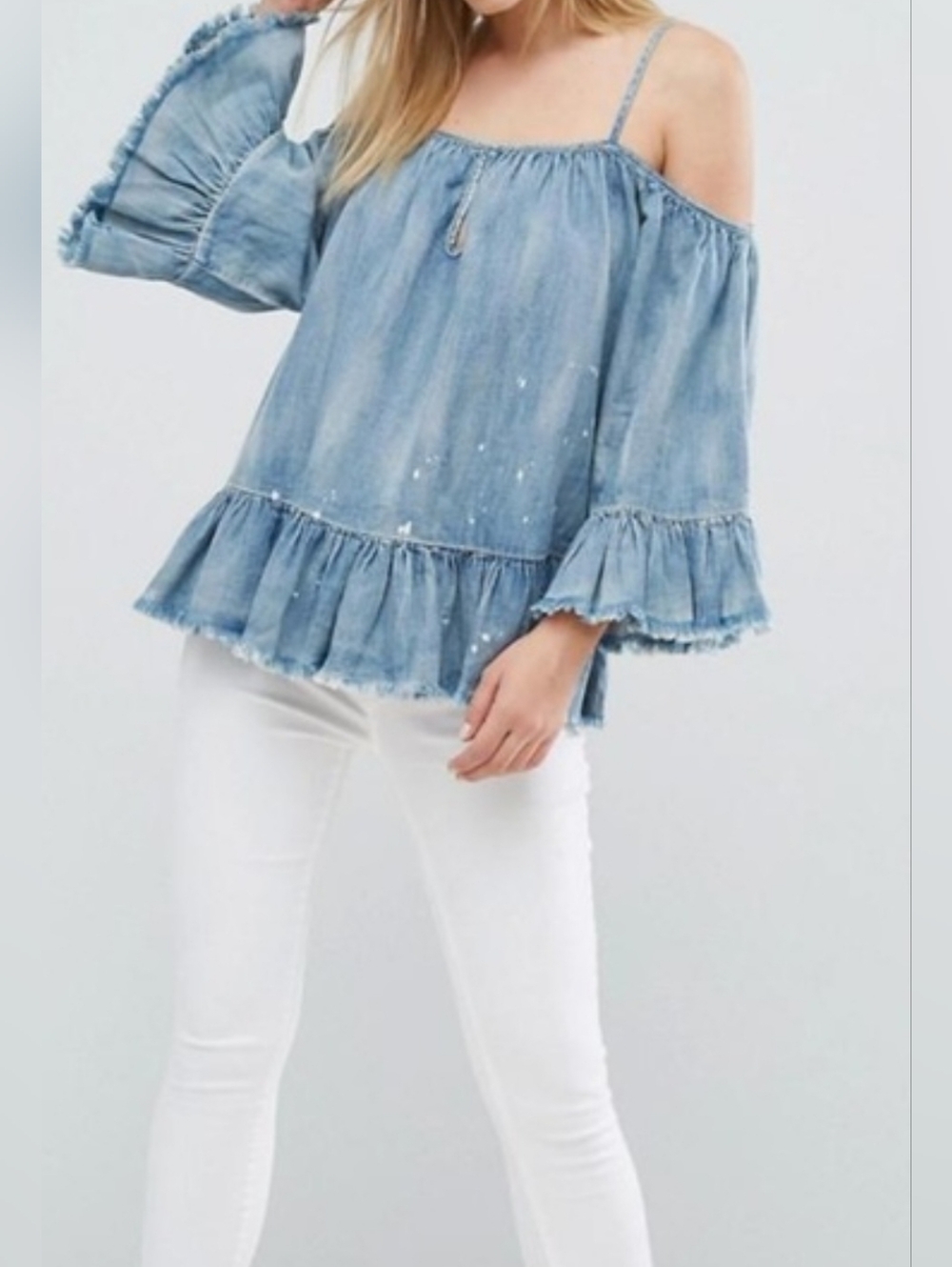 BLANKNYC Light Blue Denim Jacket - Classic Washed Finish